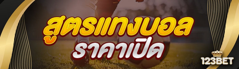 สูตรแทงบอลราคาเปิด
